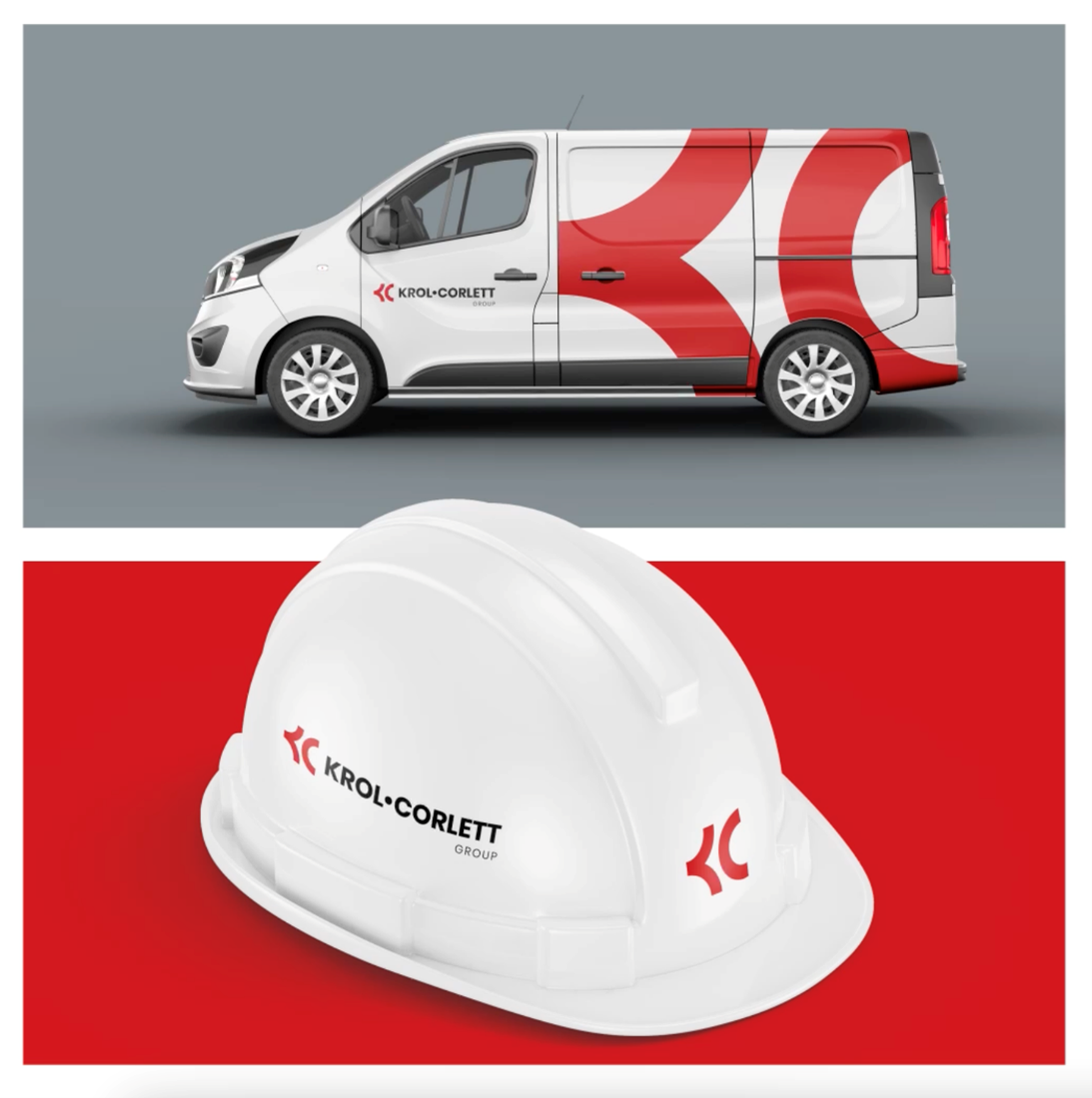 Krol Corlett Van and Builder Hat