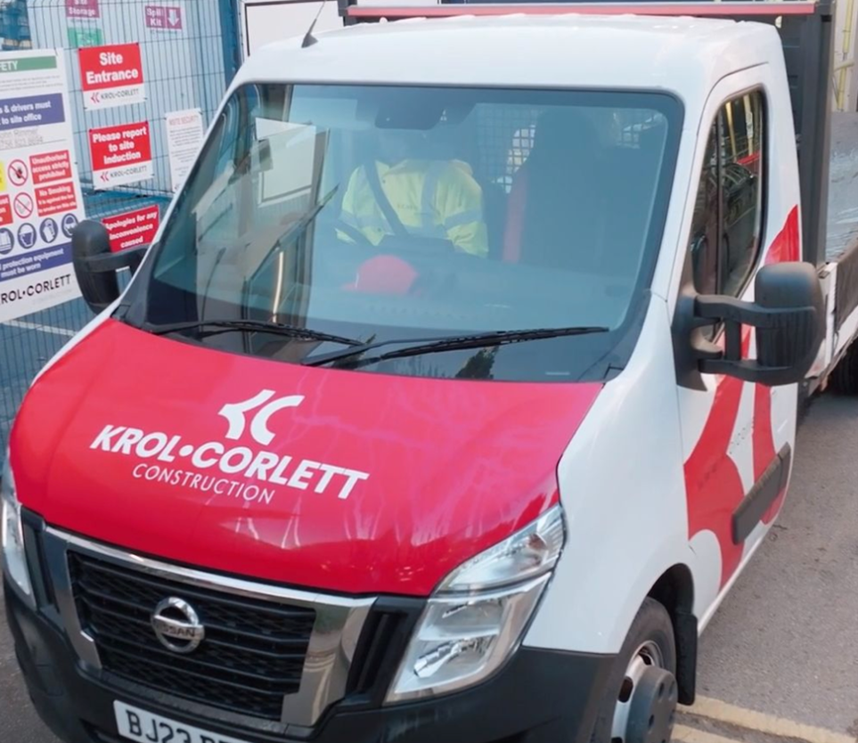 Krol Corlett Construction Van