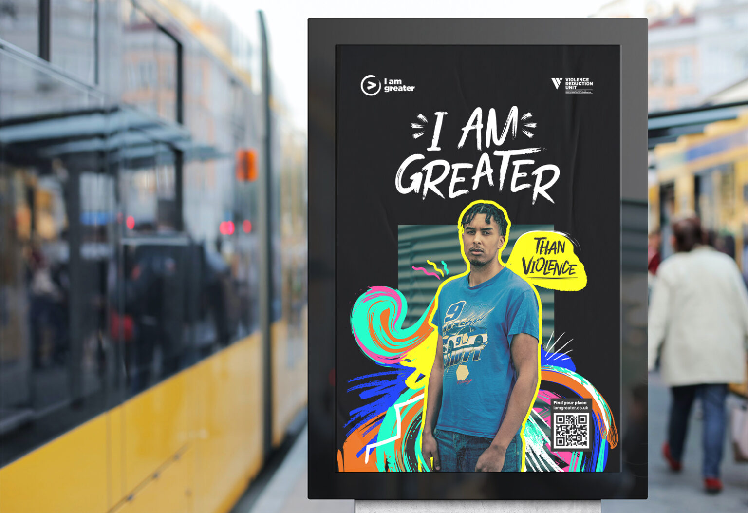 I am Greater Bus Shelter poster